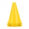 Soccer Trainning Cone 6pcs 18cm Stadium Marking Agility training Marker Free Slalom Skate Pile Cup Football Training Equipment