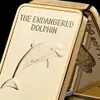 5pcs Australia Gold Gold Plated Dolphin Coin Coin Craft Rare Endage 1oz Bullion Bar Decor Decor Art Badge9735457