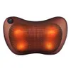 4/8 Rollers Car Home Electric Kneading Massage Pillow Cervical Shoulder Back Cervical Lumbar Neck Massager Body Relax Device C18122801