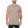 Zomer Nieuwe Bodybuilding en Fitness Mens Korte Mouw Katoenen T-shirt Gyms Shirt Mannen Muscle Panty T-shirt Losse 3 kleuren
