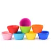 Silicone Cup Cake Mold Muffin Cake Cupcake Bakeware Maker Mögelbricka Bakning Kök 7cm Cake Cup