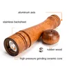 Salt And Pepper Mill Manual Pepper Grinder Wood Multi-purpose Cruet Kitchen Tool With Ceramic trim bulk