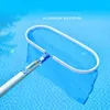 Durable Strong Water Cleaning Net Swimming Without Rod Pool Pool Fish Pond Blue Cleaning Tools16060729