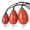 3pcsset Natural Red Jasper Yoni Egg Massage Stone for Women Kegel Exercise Narrowing Vaginal Muscle Ben Wa Ball8356643