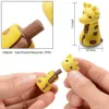 Gomme per matite non tossiche, gomme per animali dello zoo di montaggio rimovibili per bomboniere, premi per giochi divertenti, giocattoli puzzle per bambini