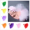 Dziewczyna Dziecko Tutu Spódnice Plisowane Spódnica Zestawy Nagłówka Zestawy Tutu Spódnica + Kwiat Pałąk Fotografia Prop Set Odzież Baby