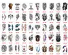 En yeni! 1600 Stilleri Yarım Kollu Dövme Etiket Kol Geçici Dövmeler Su Geçirmez Sticker Rastgele Gönderilmiş Karışık Özelleştirilmiş Dövme Kabul