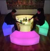 Sillas de serpiente en forma de arco brillantes a prueba de agua, combinación de sofá para sala de estar, muebles de bar LED, modelos de explosión, venta de taburete de bar