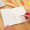 Simpatico taccuino Kraft di carote con carta a righe A5 Blocco note Cancelleria Studente Libri a mano Materiale scolastico per ufficio