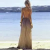 긴 연필 레드 블랙 실버 보라색 여성 드레스 슬립 어깨 떨어짐 해변 드레스 바디 콘 맥시 섹시 클럽 나이트 파티 드레스