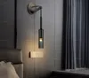 ランプ新しいノルディックスタイルのロフト銅クリスタルウォールランプクリエイティブガラスボトルデザインパーラーベッドルームベッドサイドスタジオ壁照明Sconce Fixt
