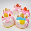 Squishy Toys Squishies Кролик Тигр Единорог Торт Панда Ананасовый медведь Торт Русалка Медленно Восхождение Сжать Симпатичные Сотовый Телефон Подарок для ребенка Для Ребенка