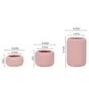 Cylindrical Ceramic Planters Set 3pcs Matt Porcelain Flowerpot Mini Geometric Succulent Plant Pots Flower Pot Bonsai Planters8224730