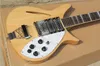 Weißes Pearl-Schlagbrett, 12 Saiten, Semi-Hollow-Body, Original-Body-E-Gitarre mit Palisander-Griffbrett, kann individuell angepasst werden