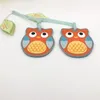 50PCS Kids Birthday Party Giveaways Cute Baby Owl Luggage Tag Wedding Favors Rubber Baggage Tags