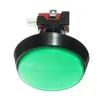 Interruttore a pulsante per lettore di videogiochi arcade da 5 pezzi con luce LED verde da 60 mm