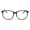 Atacado-Marca Mulheres óculos de sol óculos moldura Retro lente clara Vintage Óculos de Metal Plain ópticos Eye Glasses Feminino C18122501