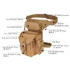 Men's Military Camouflage Drop Leg Bag Panel Utility Waist Belt Pouch Pack Shoulder Bags Oxford Fanny Packs Men Belt Hip Bum Bag