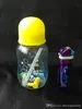 Hookah bottle Wholesale Glass bongs Oil Burner Glass Water Pipes Oil Rigs Smoking Free