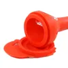 pipe à fumer Cuillère en silicone tenue mini poignée Pipes avec bol en verre portable spécial cadeau de Noël