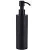 200ML Black Soap Dispenser Stainless Steel Wall-mounted Press Liquid Soap Dispenser Desk Type Manual Lotion Shampoo Dispenser Box GGA3475-3