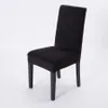 14 Färg Solid Stretch Bankett Chair Cover Slipcovers Matsal Bröllopsfest Pagant Hotell Kortstol täcker Juldekoration Sh-C02