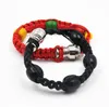 Pulsera Pipa para fumar Pulsera de cuentas de metal portátil Pipas para fumar Pulsera hecha a mano Pipas Hombres Mujeres Regalos geniales Nudo Cuerda GGA334576216460