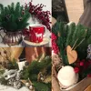 10 pezzi rami di pino artificiale piante finte fiori artificiali albero di Natale per decorazioni di ornamenti per alberi di Natale