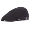 Heren Katoenen Platte Pet Soft Fit Cabbie Krantenjongen Prachtige Mode Klassieke Krantenverkoper Klimophoed Dames Rijden Cabbie Ierse Jacht Berret3695209