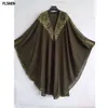 Vêtements Robes africaines de luxe pour femmes 2019 Nouveaux vêtements africains dashiki diamant Abaya Dubai Robe Soirée Long Musulman Robe Hood Cape