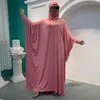 Muslim Bönplagg Abaya Kvinnor Hijab Dress Burka Niqab Islamisk Kläder Dubai Turkiet Formella Namaz Long Khimar Jurken Abayas