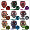 Gadgets de masque d'Halloween avec lumières LED Versions de base et à commande vocale Masques fantaisie 10 couleurs en option pour les fêtes de cosplay