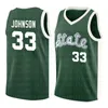 NCAA 25 RICHARDS High School Wade Jersey Cheap Magic 33 Johnson College Basketball Jersey cousu Logos S-XXL Blanc 9889