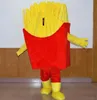 Halloween frites mascotte Costume Top qualité taille adulte dessin animé pomme de terre frite noël carnaval fête Costumes 226x