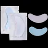 Occhi di carta Patches sotto Eye Pads Pearl Eye Tips Sticker Wraps Estensione del ciglio Make Up Tool LeftRight F3260