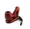 Factory Direct Selling Red Sandalwood Pipe, Mahogny Pipe, Massiv Wood, Manual Cigarette, röktillbehör, grossist.