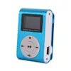Goedkope MP3-speler USB Mini Clip MP3-spelers LCD-scherm Ondersteuning 32 GB Micro SD TF-kaart zonder Radio Pocket Audio Song Ondertitels 5 kleuren