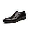 Merkmak 2020 apontou homens dedo do pé vestido sapatos moda fivela negócio sapatos casuais estilo britânico tamanho grande 48 festa calçado casamento