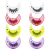 Faux Cils Moon Lash Case Eyelash 3D Tjock Eyelash Cases Creative Packaging Portable Natural Makeup Cosmetics Mink Eyelashes9772692