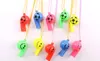 Party Noise Maker Plastic Whistle Sports Referee Whistles with Lanyard Lifeguard Survival Emergency Christmas Gift Birthday Party Favor