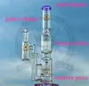 Glas-Shisha-Bong 16 Zoll Wasserpfeife Handbemalter Becherdrache mit Ice Pinch 16 Zoll Rauchsprudler