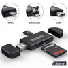 SD Card Reader USB 3.0 OTG Micro USB Tipo C Cartão de Memória SD Leitor Leitor Reader para Micro SD TF USB Type-C OTG Cardreader