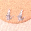 71 pçs Charms crocodilo jacaré 26*20mm Antique Making pinping fit, Vintage Tibetan Silver, DIY Handmade Jewelry