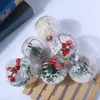 3styles Transparent Boule De Noël En Plastique De Noël Boules Rondes Arbre Suspendus Ornements Décor À La Maison Fête De Noël DécorationsT2I5475