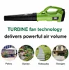 Heiße Verkäufe Wholesales 2022 Gartenbedarf Turbine Leistungsstarke Blattgebläse Ergonomischer Griff Design 2-Gang-Steuerung 120mph