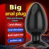 Män och kvinnor Dilator Big Butt Plug Large Sug Cup Pluggar Vuxen Unisex Sexleksaker för Kvinna Anal Balls ButtPlug Y190714