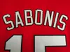 Män 15 Arvydas Sabonis Jersey College Basketball CCCP Team Ryssland Jerseys University för sportfläktar Alla Stitched Gratis frakt