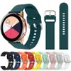 Silikon-Sport-Armband 20mm für Samsung Galaxy Uhr Aktive 42mm Huami Amazfit bip Garmin Huawei Zahnrad S2 Armband Strap Band