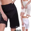 Pantaloni di sicurezza da donna da donna alla moda Illusion Pantalone classico al ginocchio Mezza slip con LaceTrim1