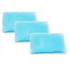 3 peças quadrados gel reutilizável gel bloco quente saco frio para alívio da dor terapêutica